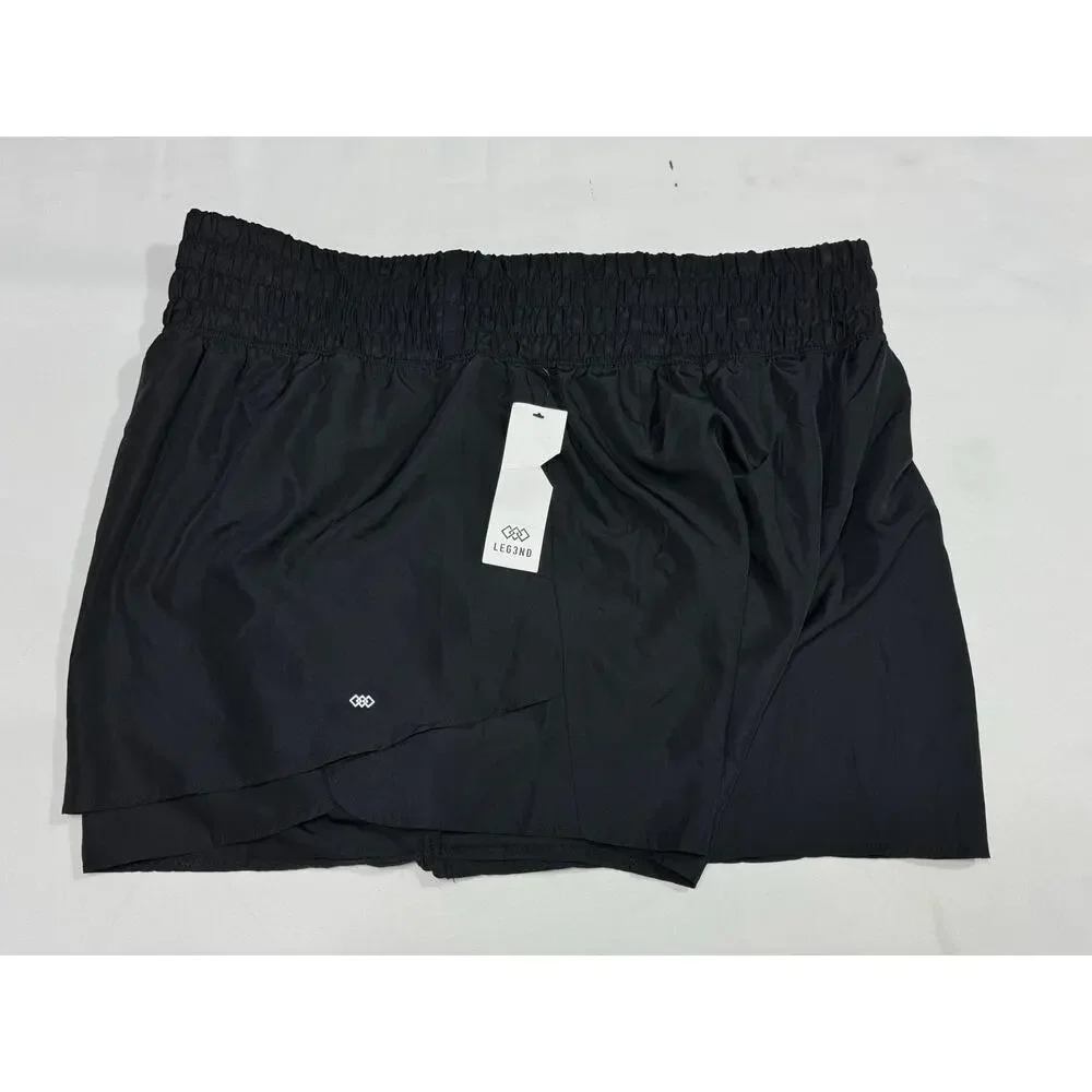 Legend Women's Black Athletic Shorts Size 3X New with Tags
